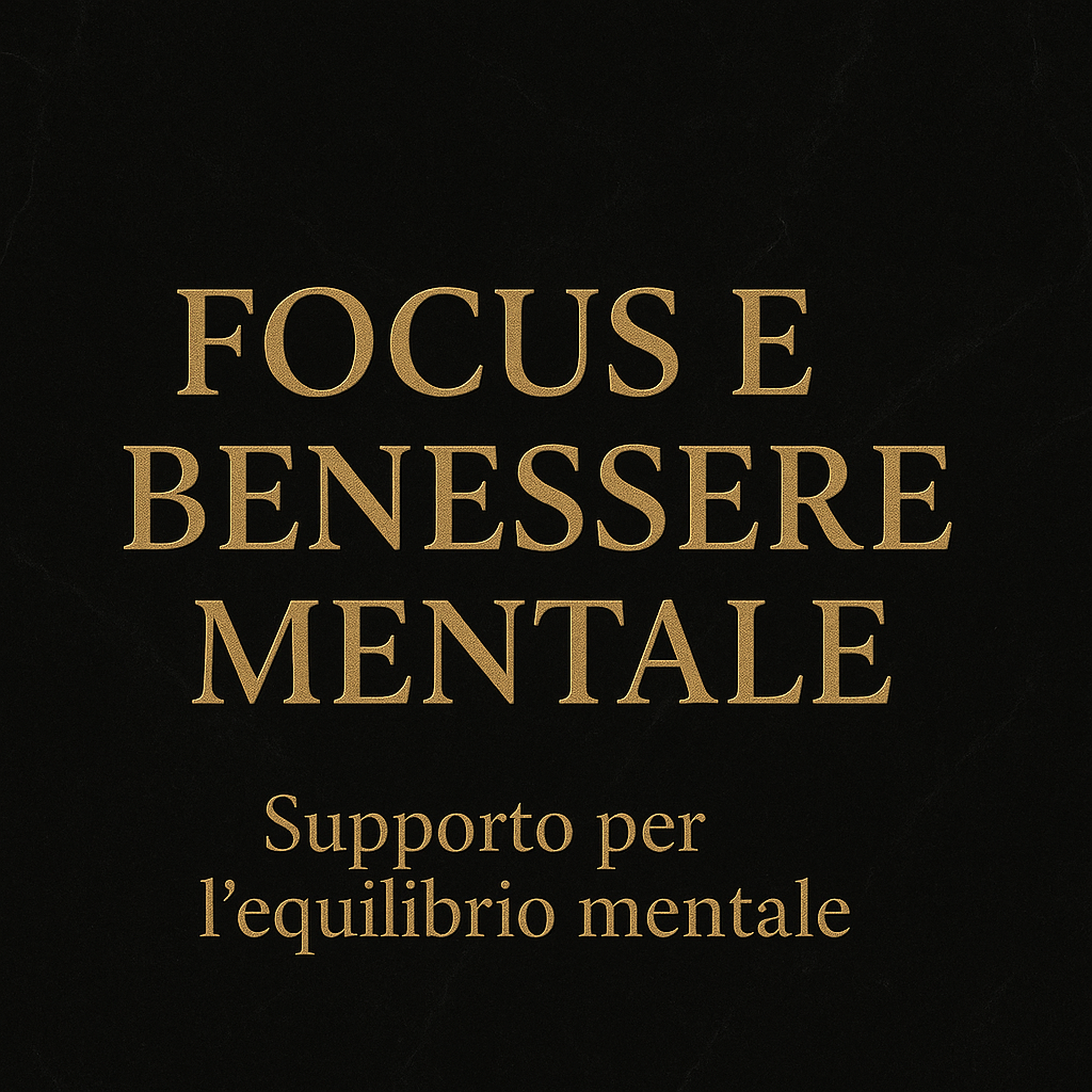 🧠 Focus e Benessere Mentale